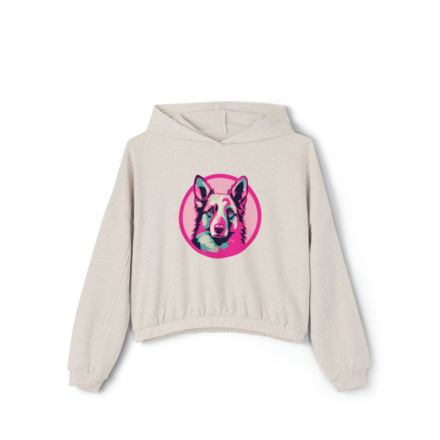Cotton Candy Canine Women's Cinched Bottom Hoodie
