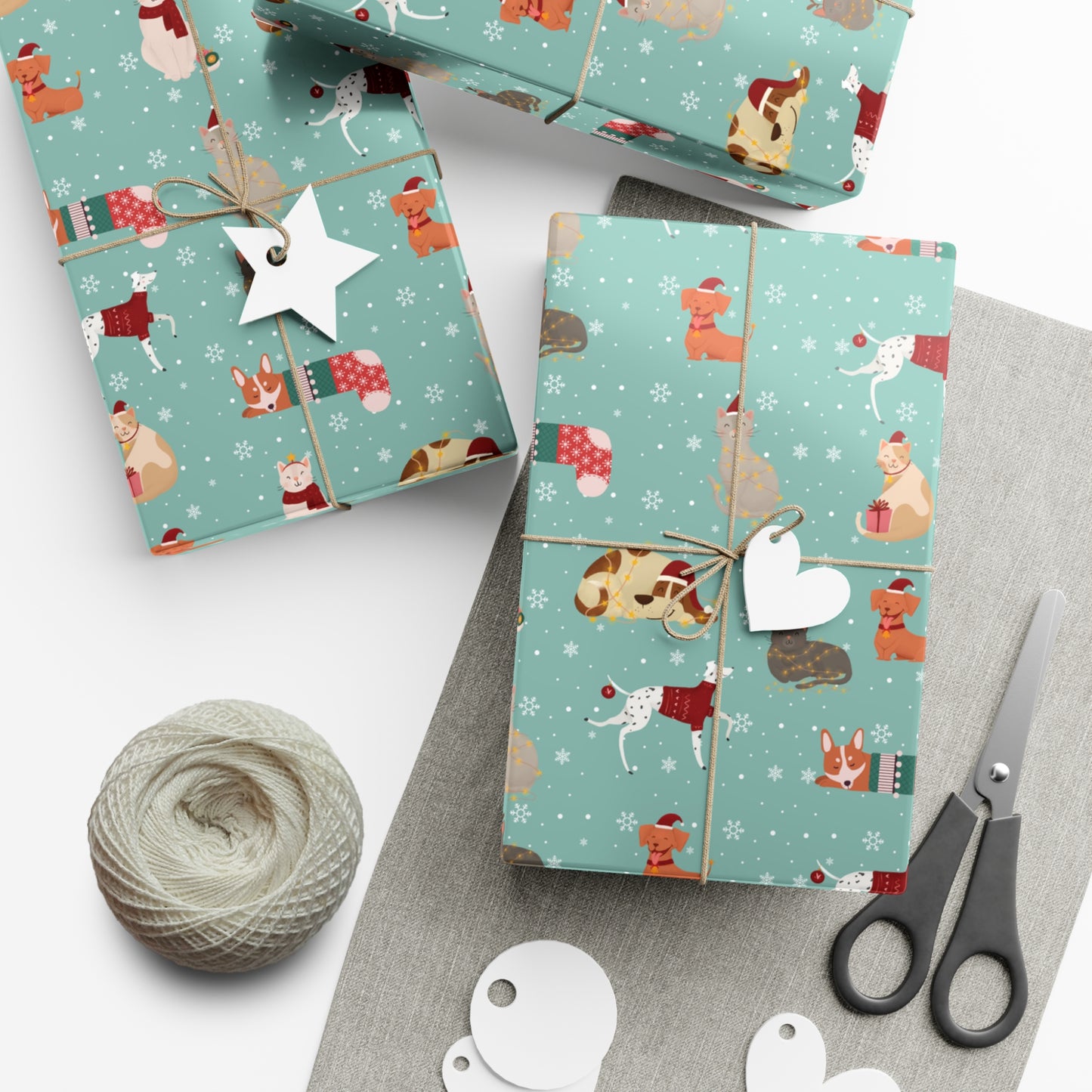 Cats & Dogs Gift Wrap Paper