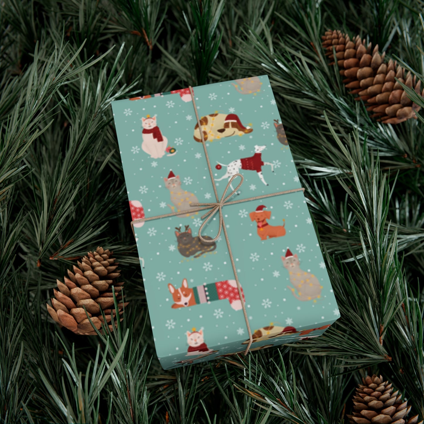 Cats & Dogs Gift Wrap Paper
