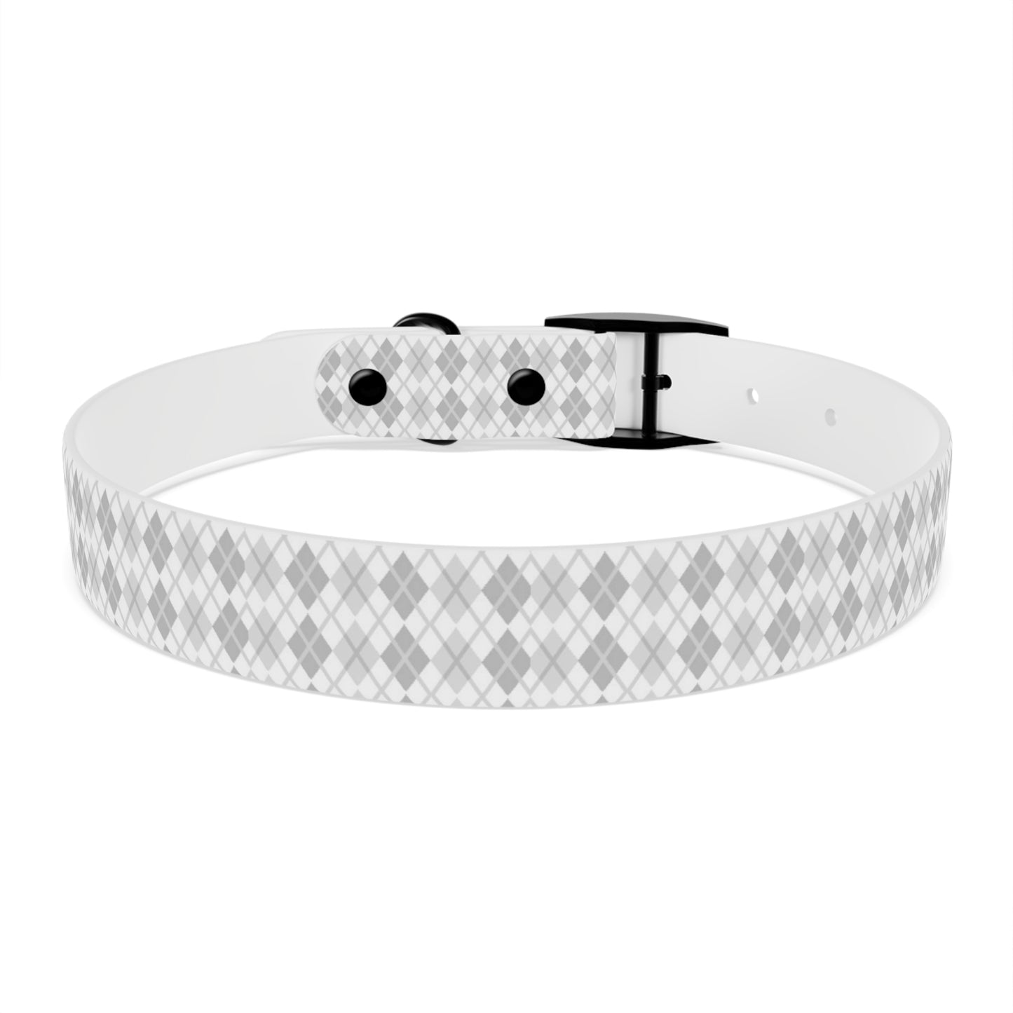 Soft Silver Dog Collar