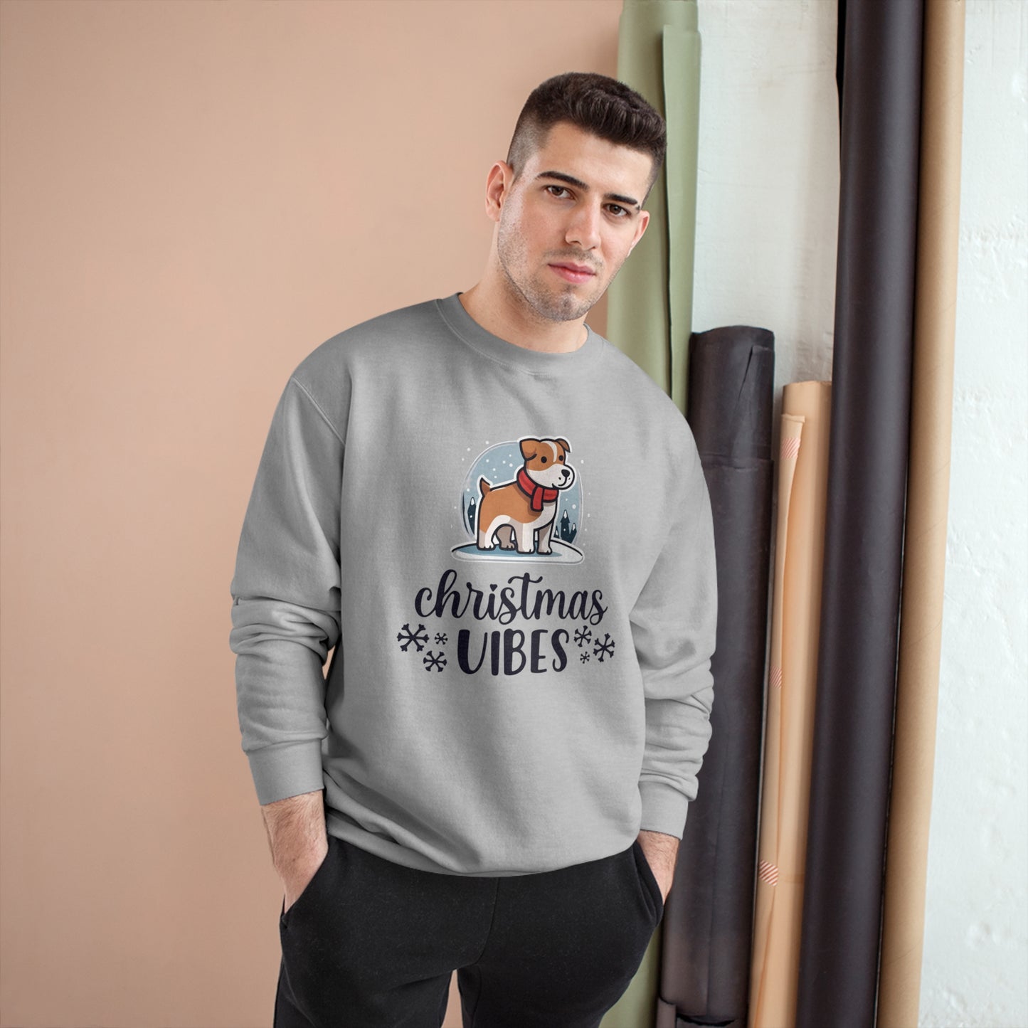 Christmas Vibes Dog Sweatshirt