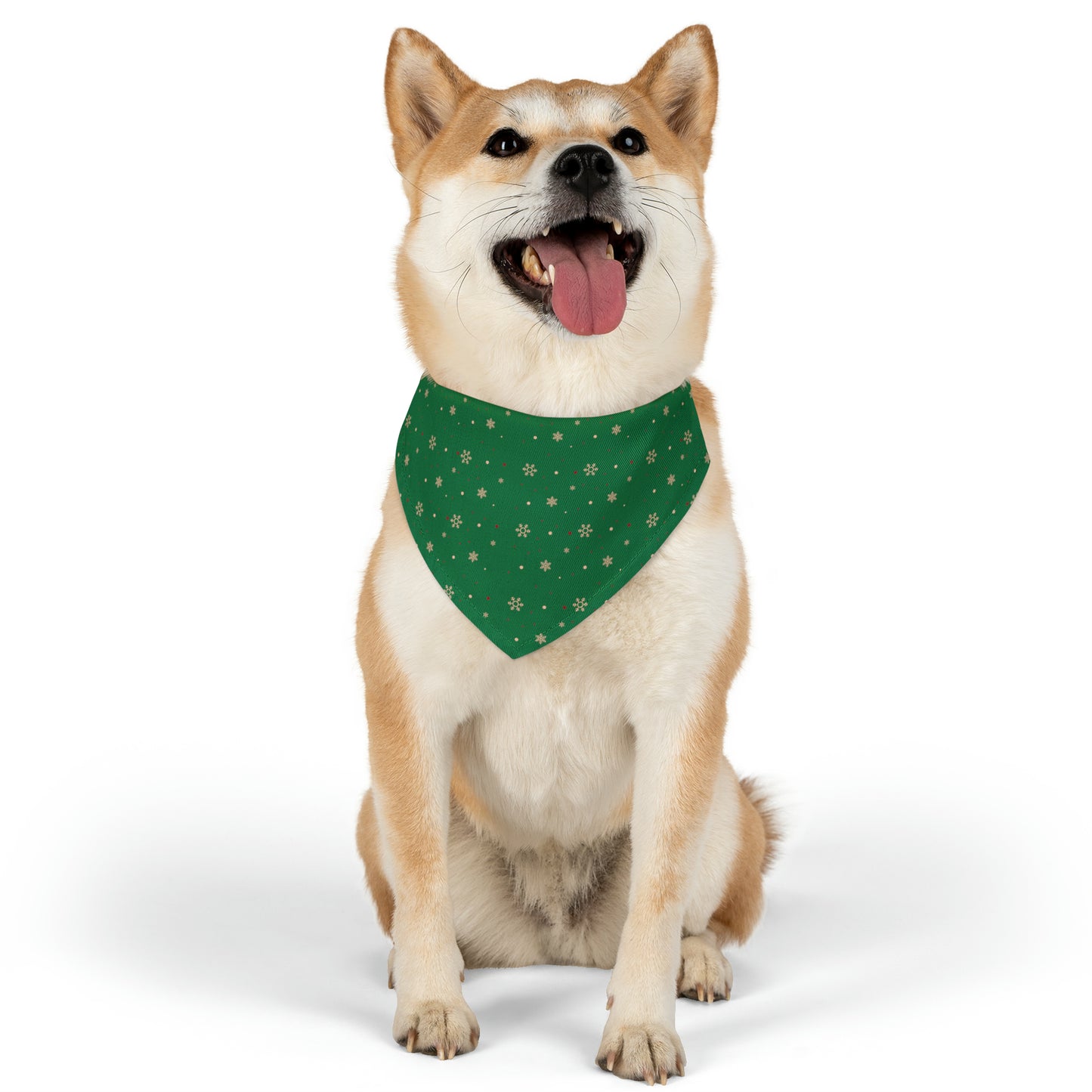 Snow Flake Pet Bandana Collar
