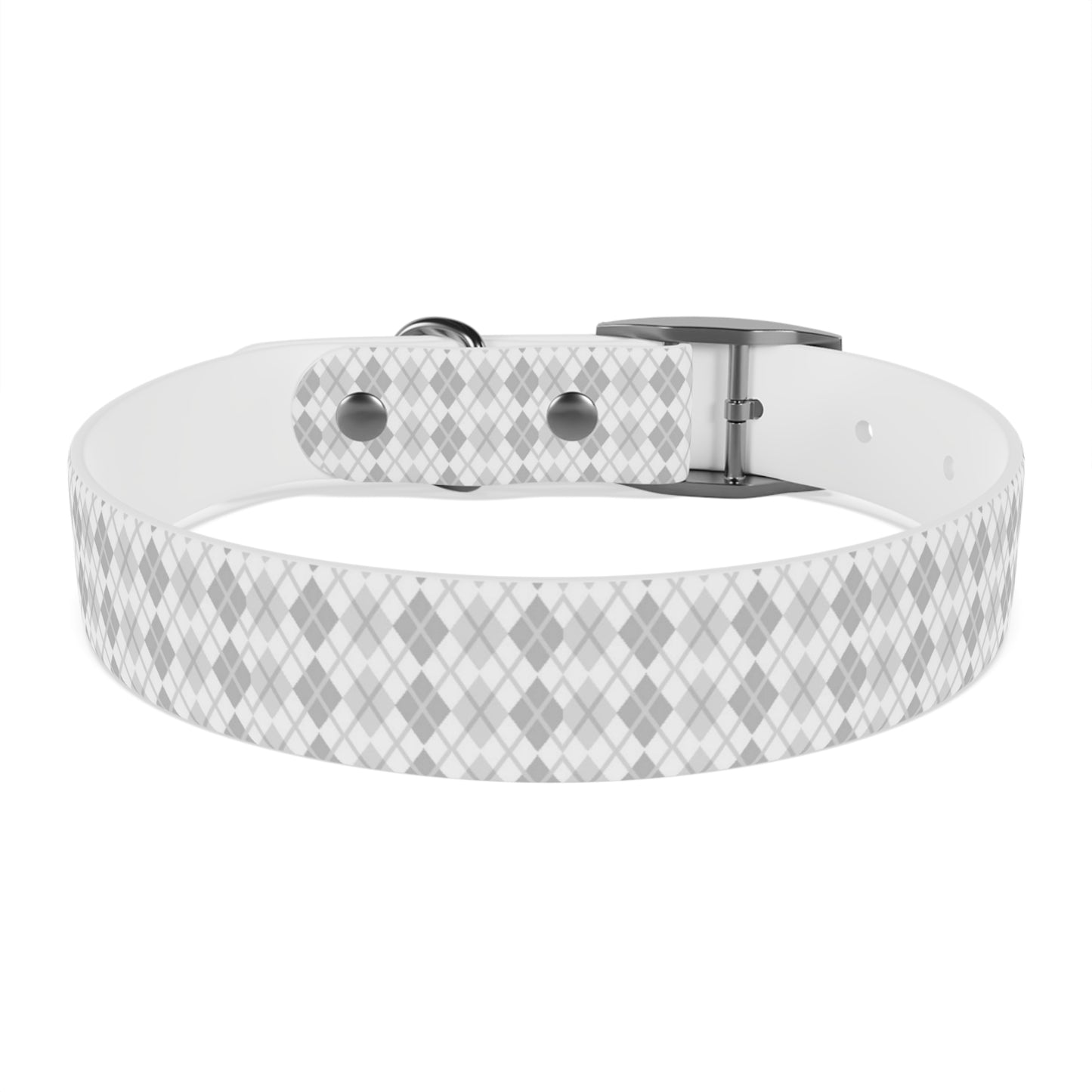 Soft Silver Dog Collar