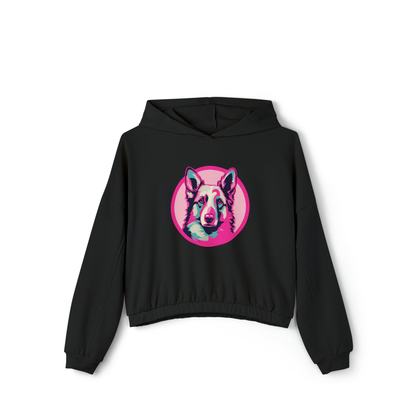 Cotton Candy Canine Women's Cinched Bottom Hoodie