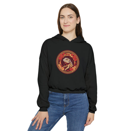 Year of the Bearded Dragon Women's Cinched Bottom Hoodie