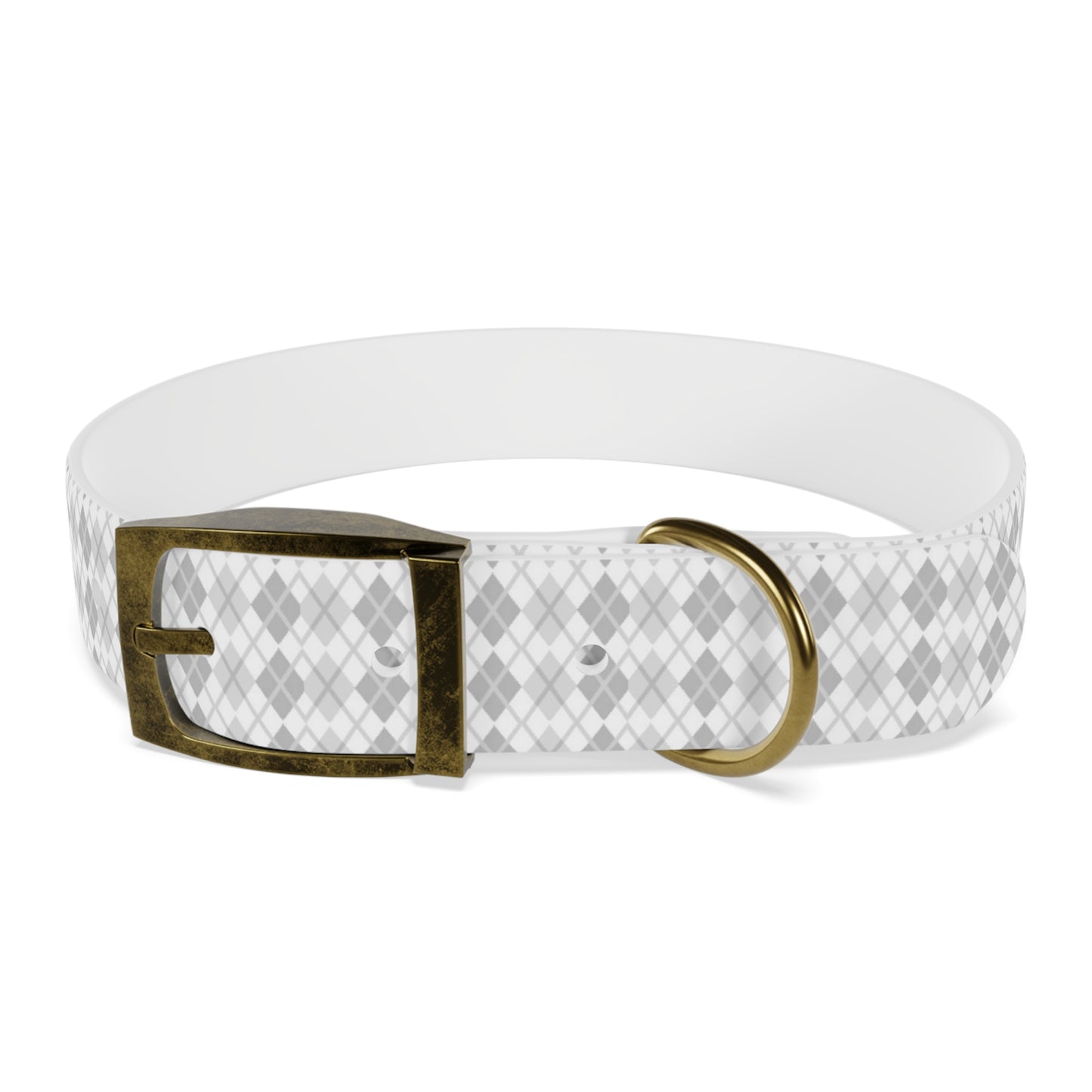 Soft Silver Dog Collar