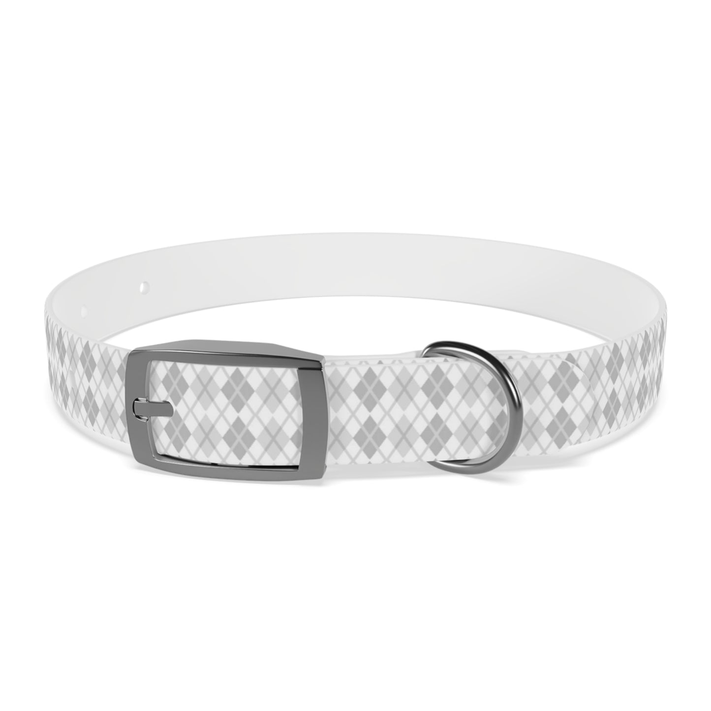 Soft Silver Dog Collar