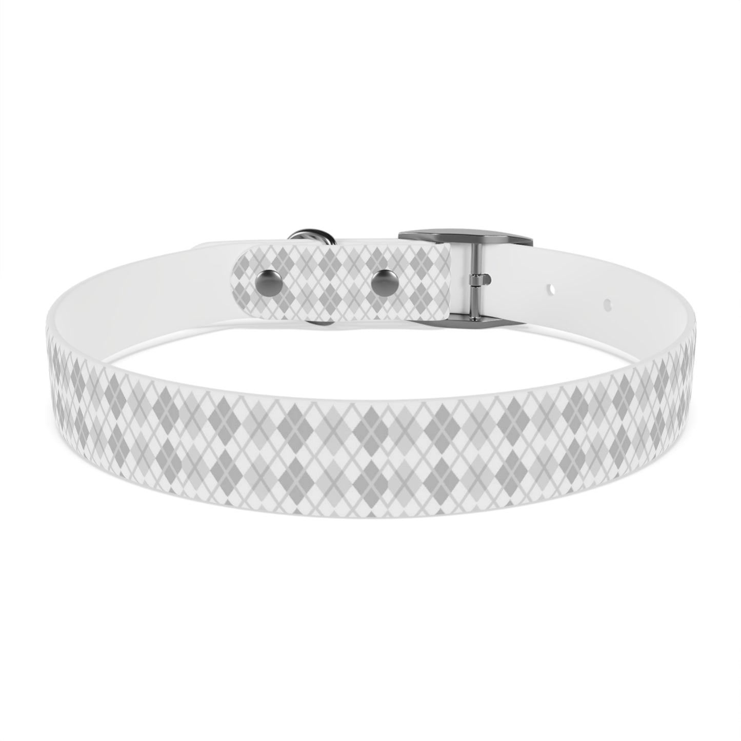 Soft Silver Dog Collar