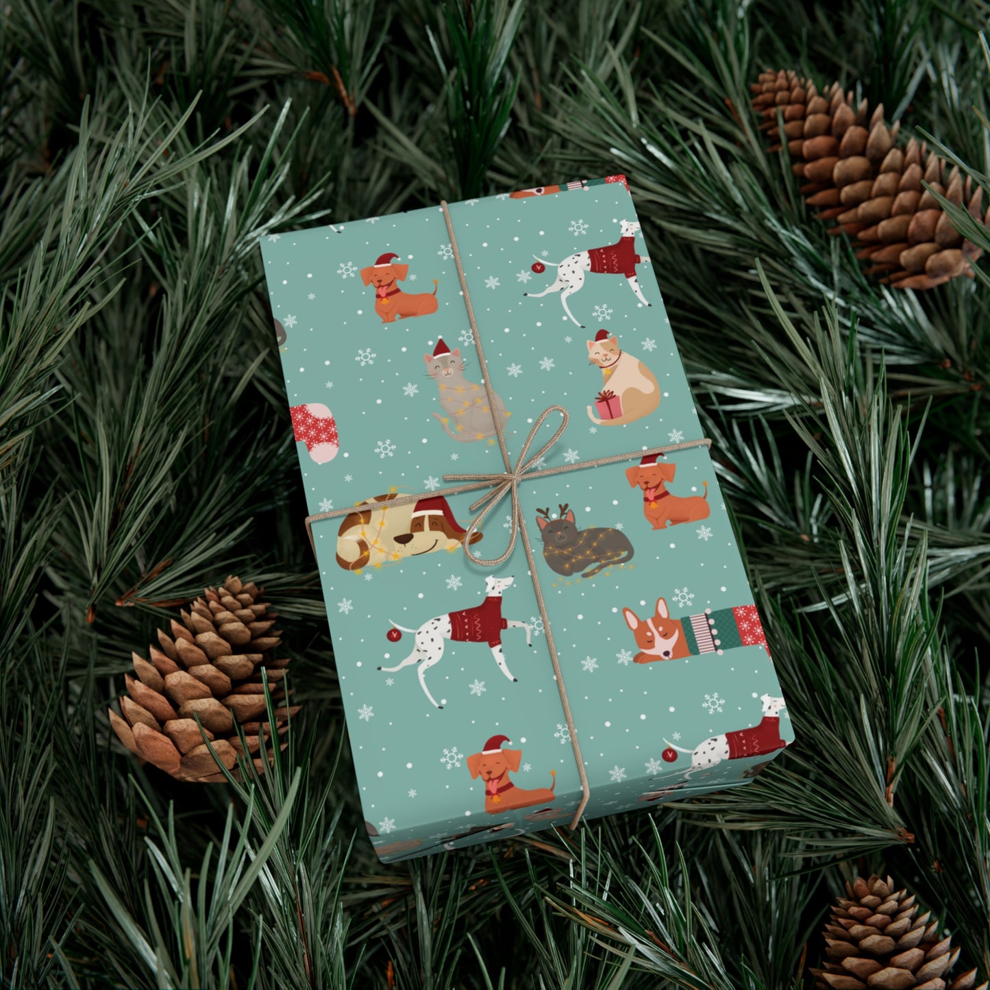 Cats & Dogs Gift Wrap Paper