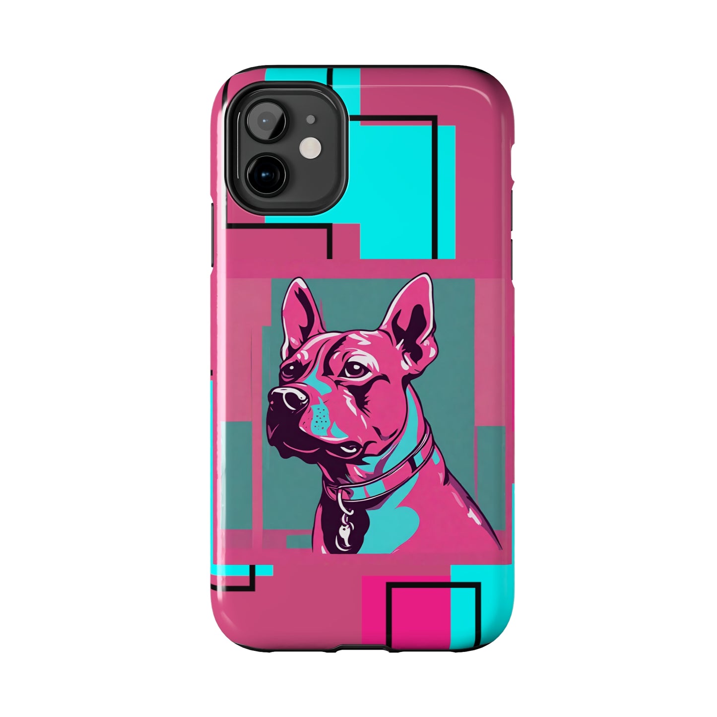 Pop Art Pup iPhone Case