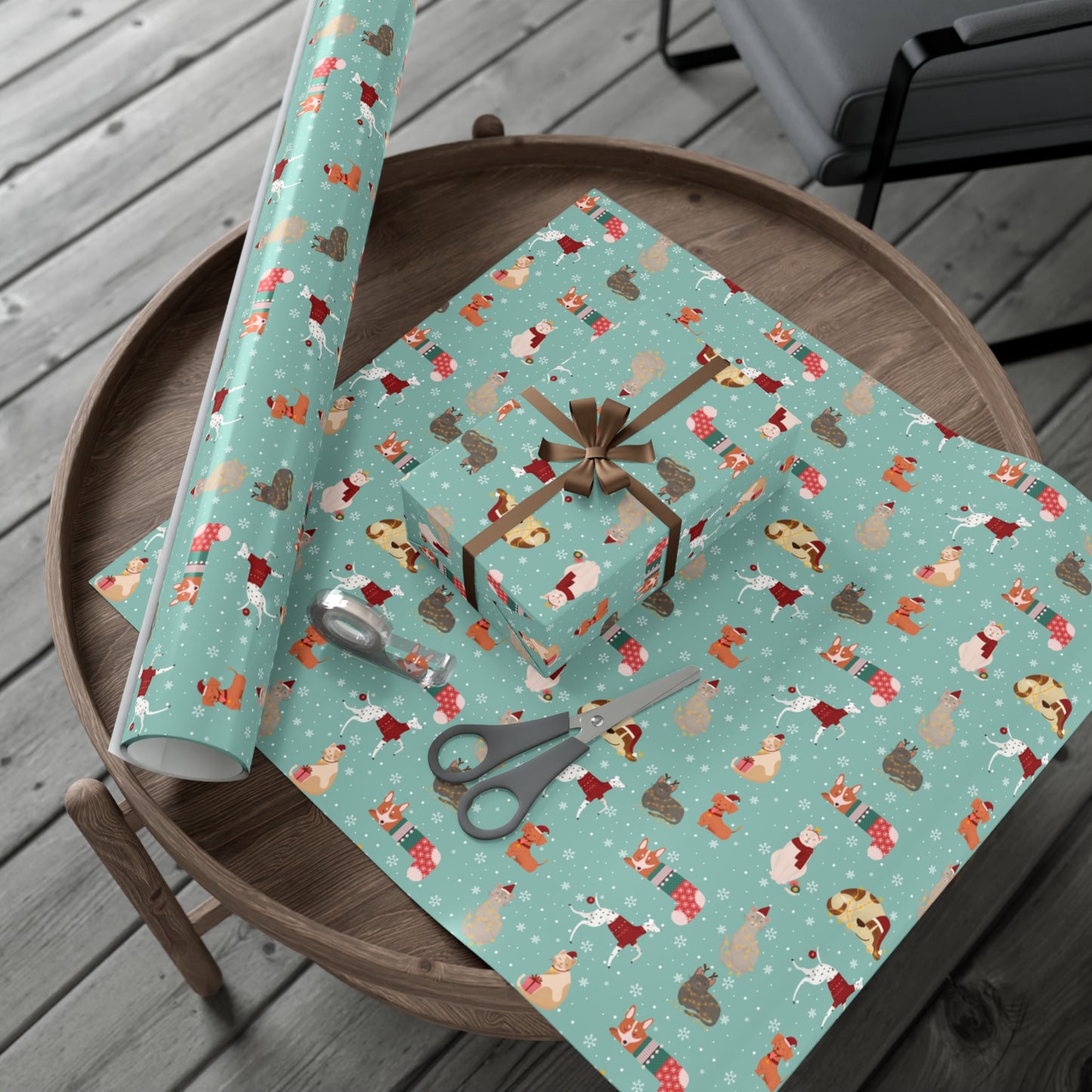 Cats & Dogs Gift Wrap Paper