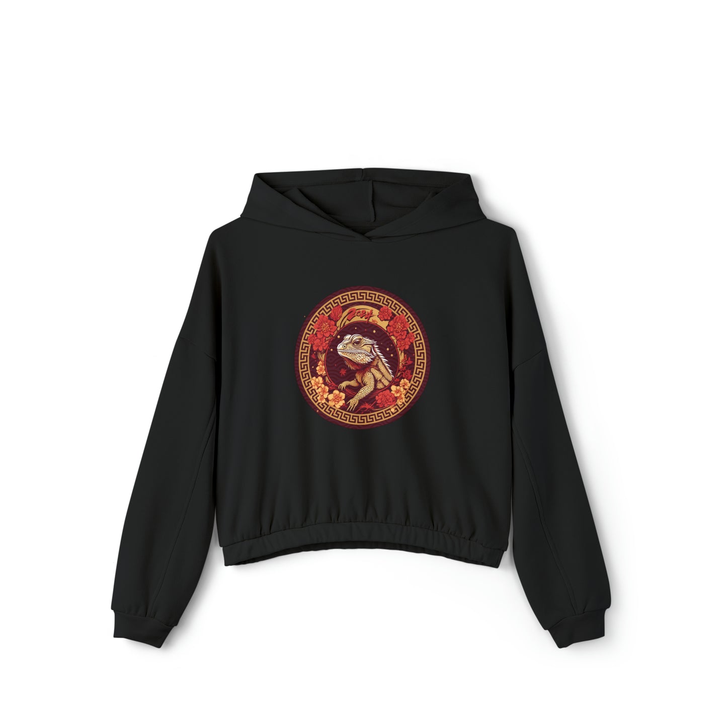 Year of the Bearded Dragon Women's Cinched Bottom Hoodie