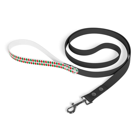 Christmas Argyle Dog Leash
