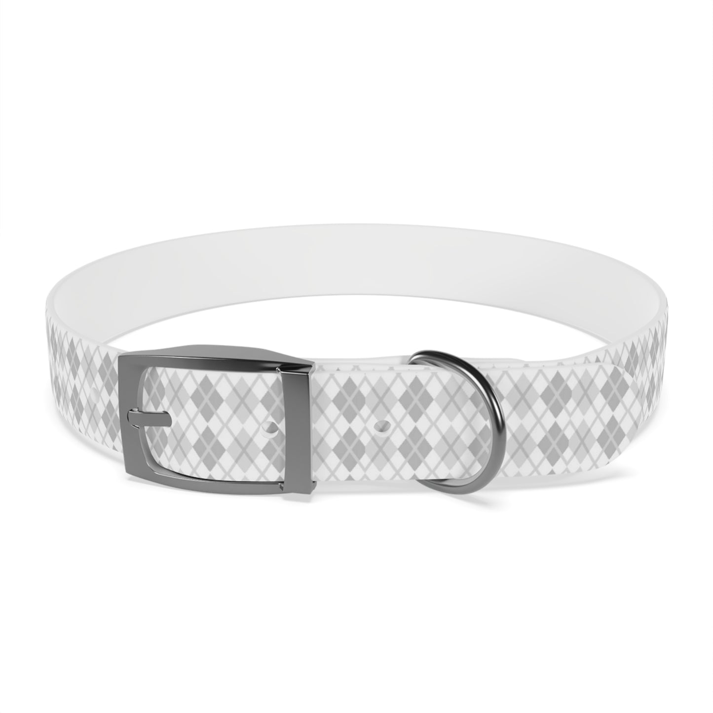 Soft Silver Dog Collar