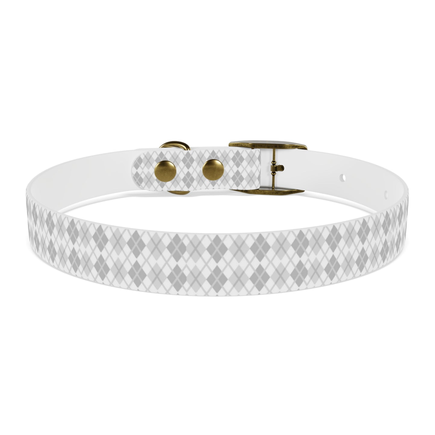 Soft Silver Dog Collar