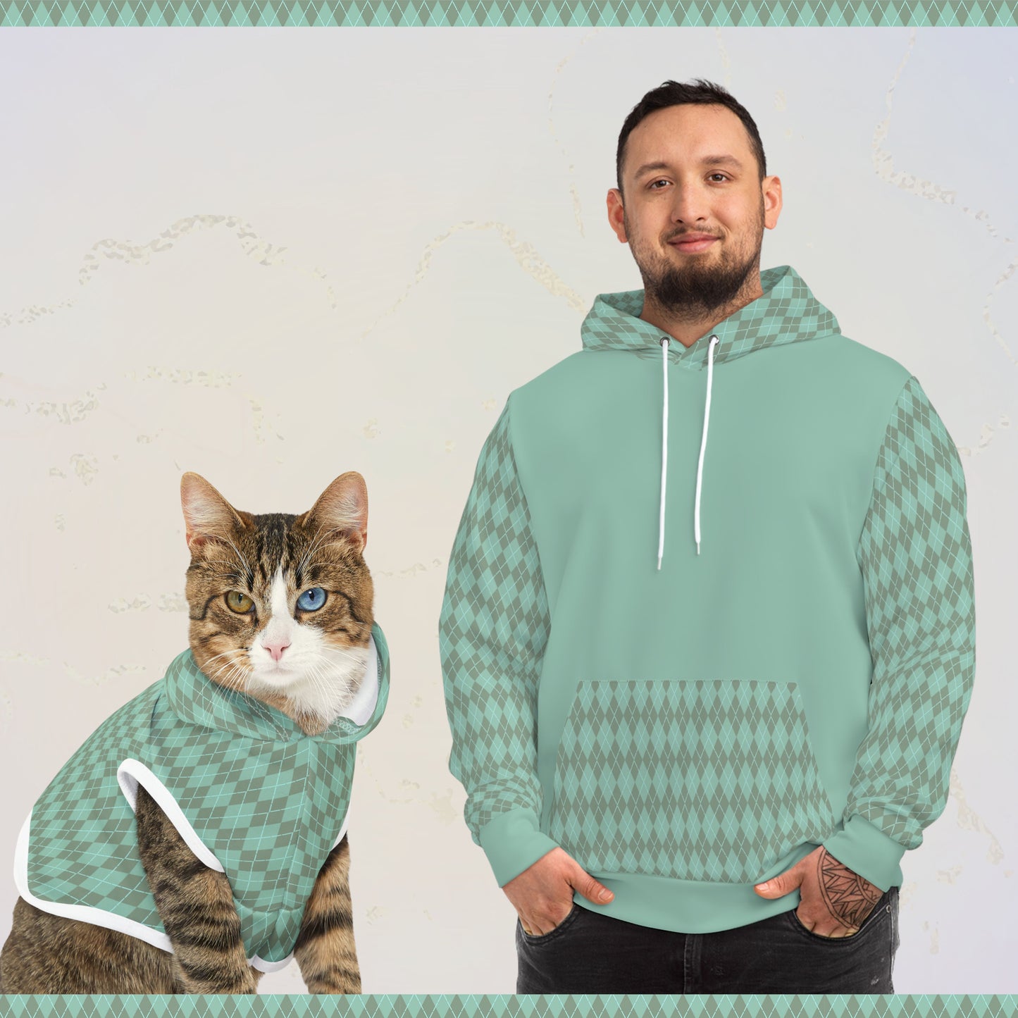 Matching Mint Hoodie Bundle