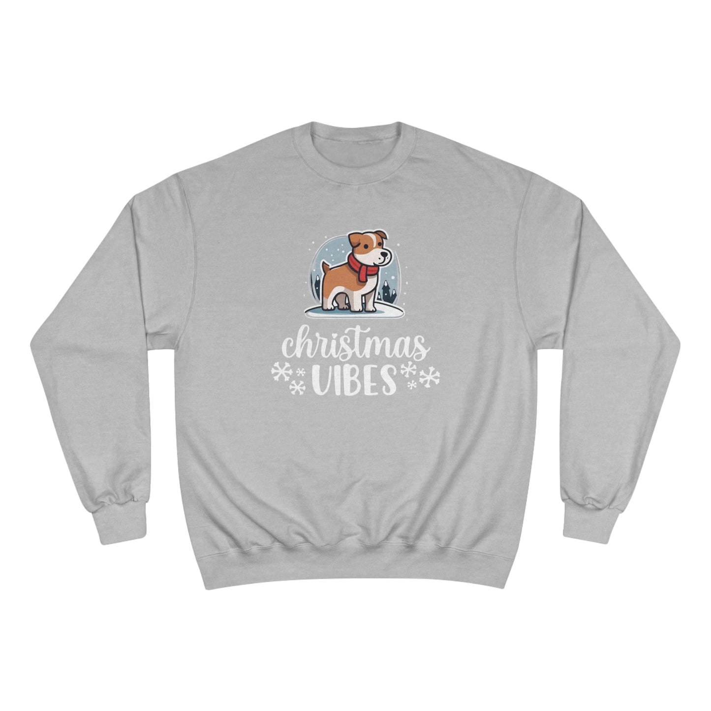 Christmas Vibes Dog Champion Sweatshirt