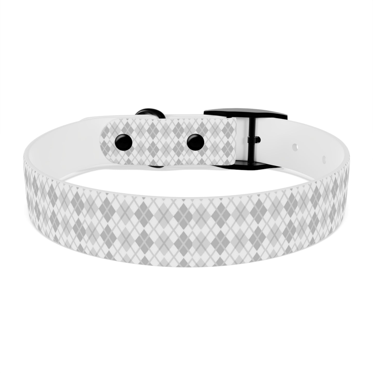 Soft Silver Dog Collar