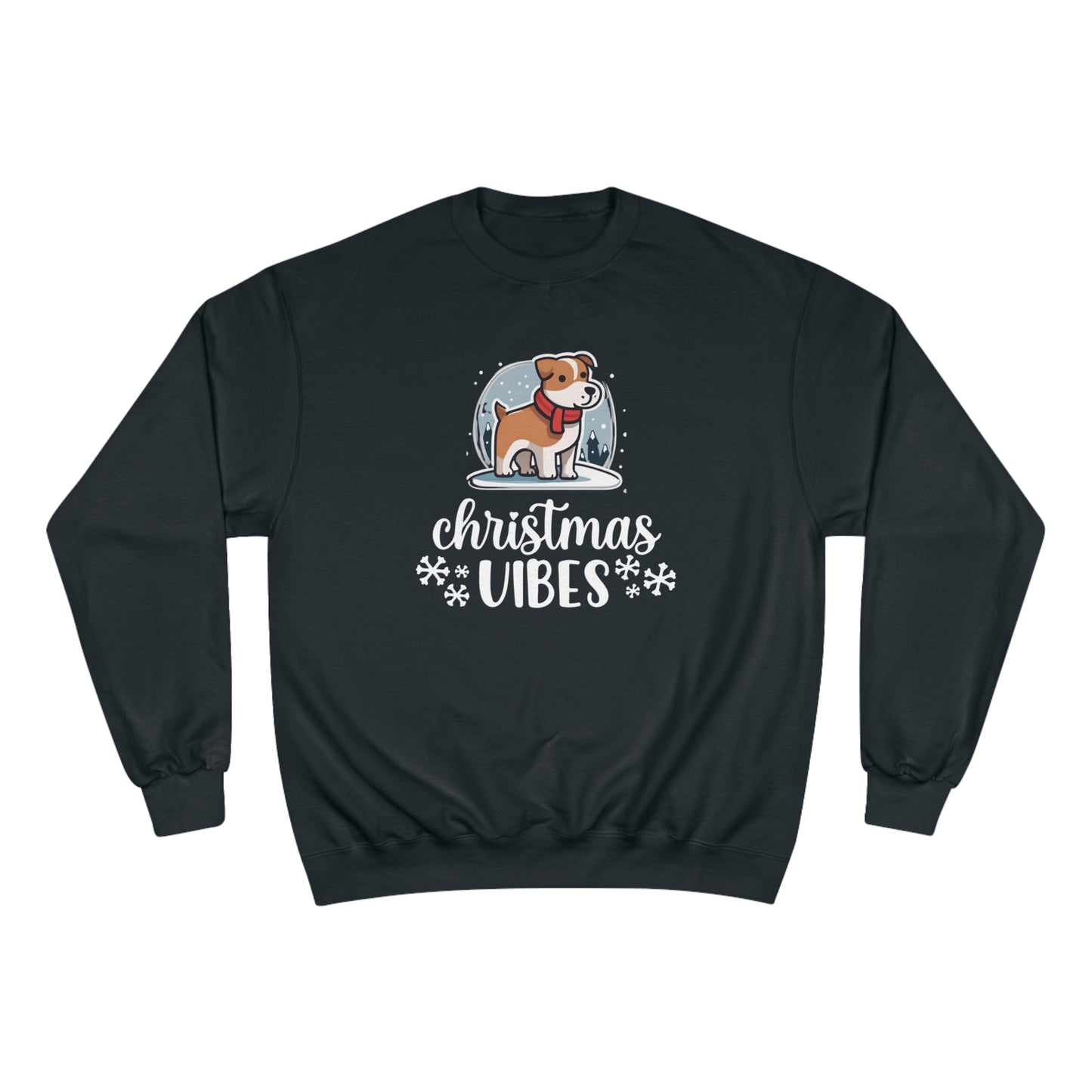 Christmas Vibes Dog Champion Sweatshirt