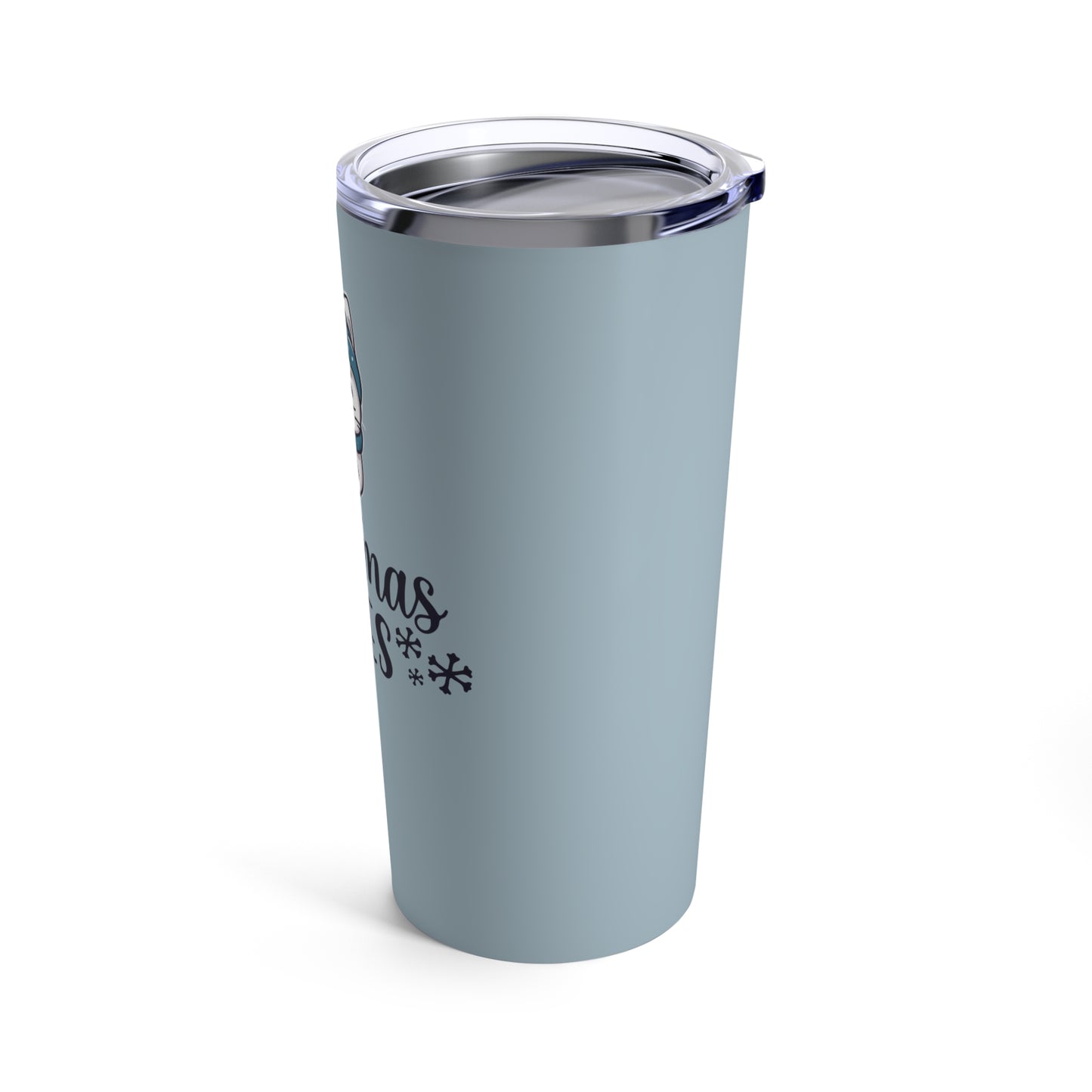 Christmas Vibes Cat Tumbler 20oz