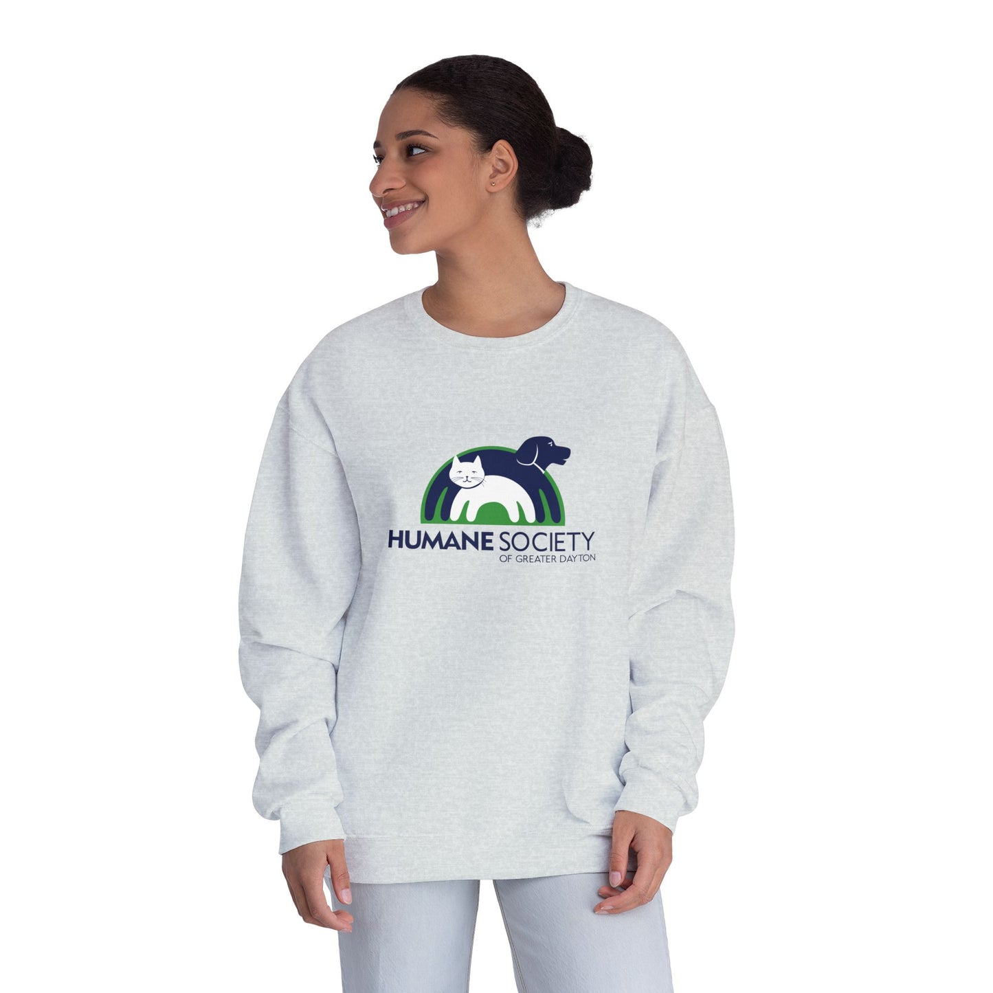 HSGD Logo Crewneck Sweatshirt (Light) — Animal Shelter Support Crewneck