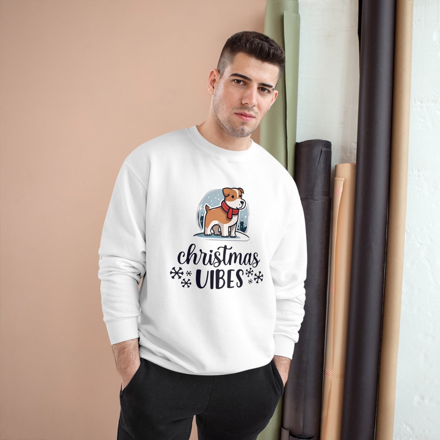 Christmas Vibes Dog Sweatshirt