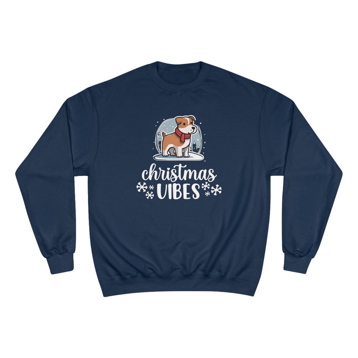 Christmas Vibes Dog Champion Sweatshirt