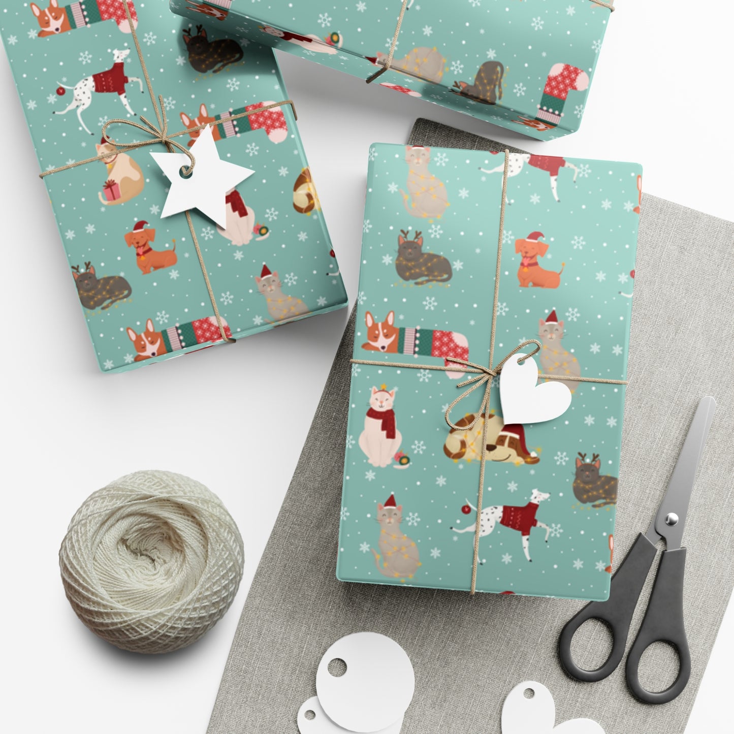 Cats & Dogs Gift Wrap Paper