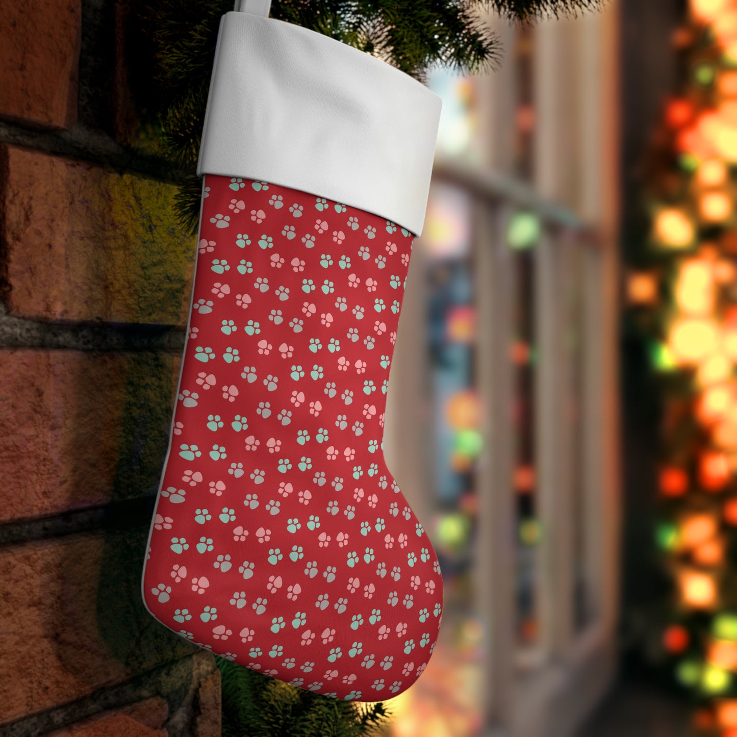 Paw Print Stocking
