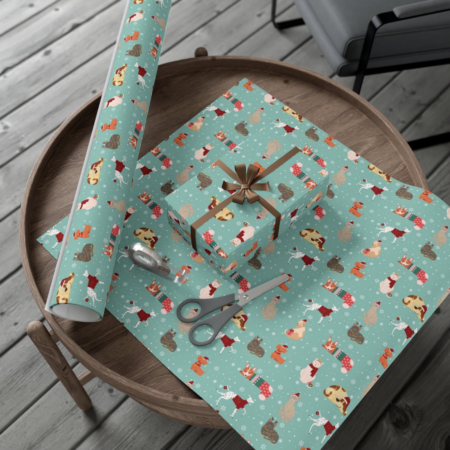 Cats & Dogs Gift Wrap Paper