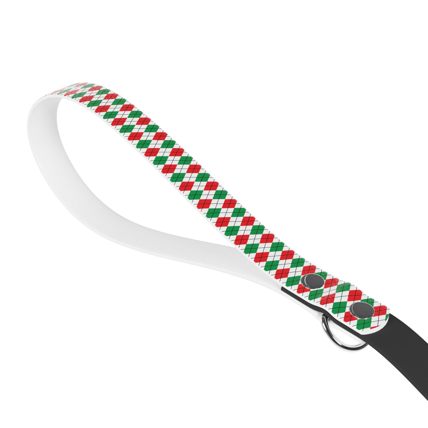 Christmas Argyle Dog Leash