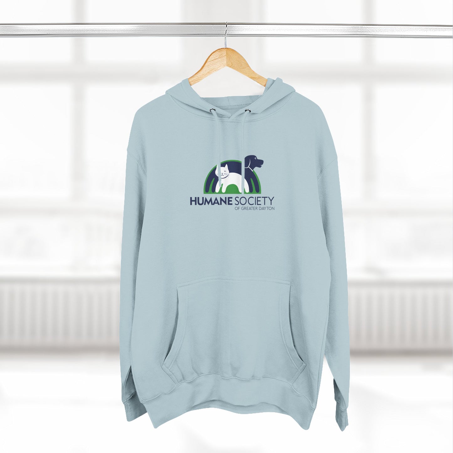 HSGD Logo Hoodie (Light) - Animal Shelter Fleece Pullover