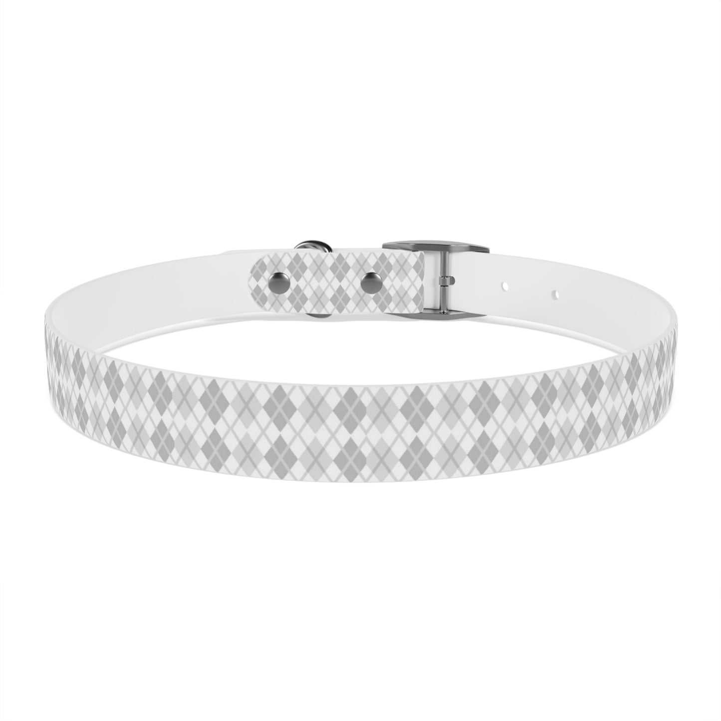 Soft Silver Dog Collar