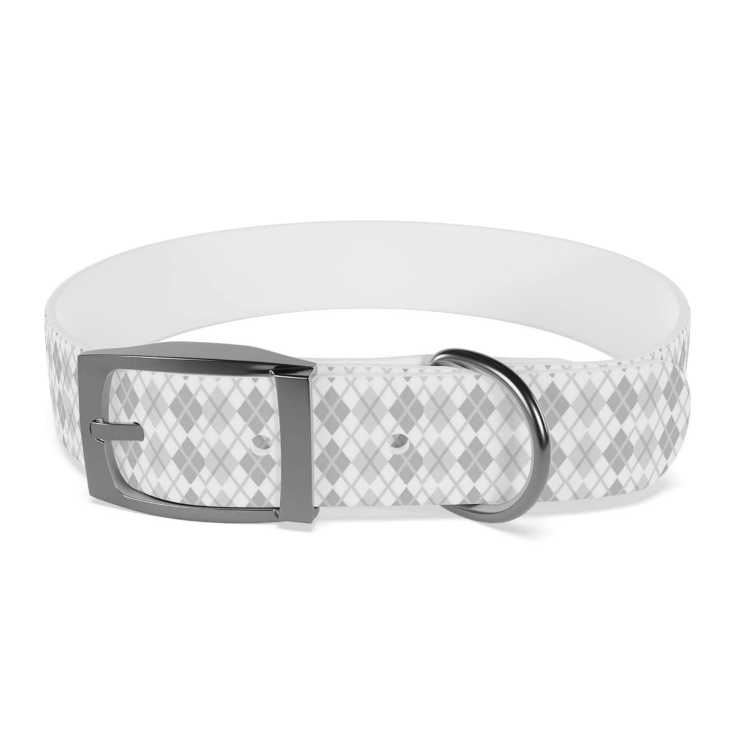 Soft Silver Dog Collar
