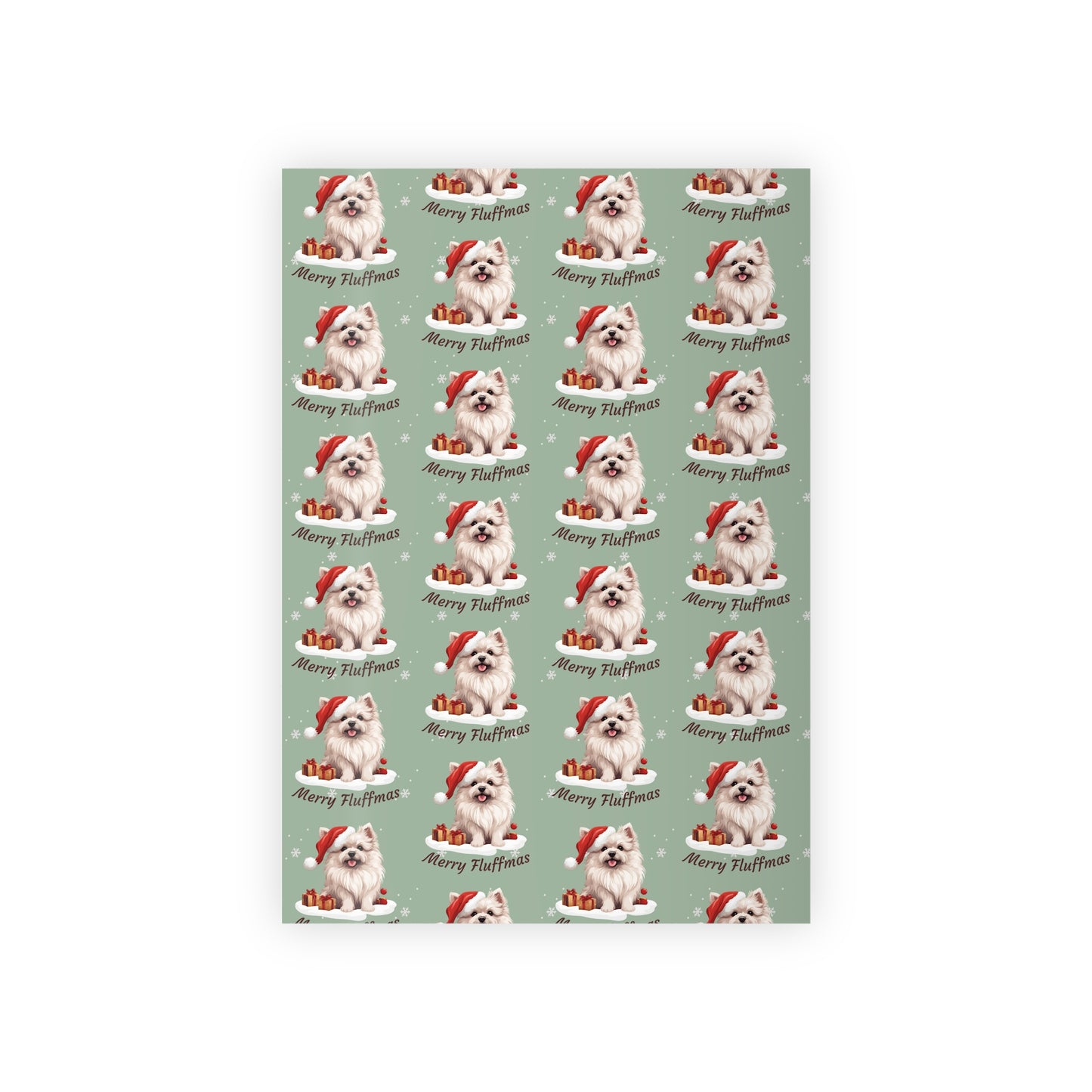 Merry Fluffmas Gift Wrapping Paper Roll