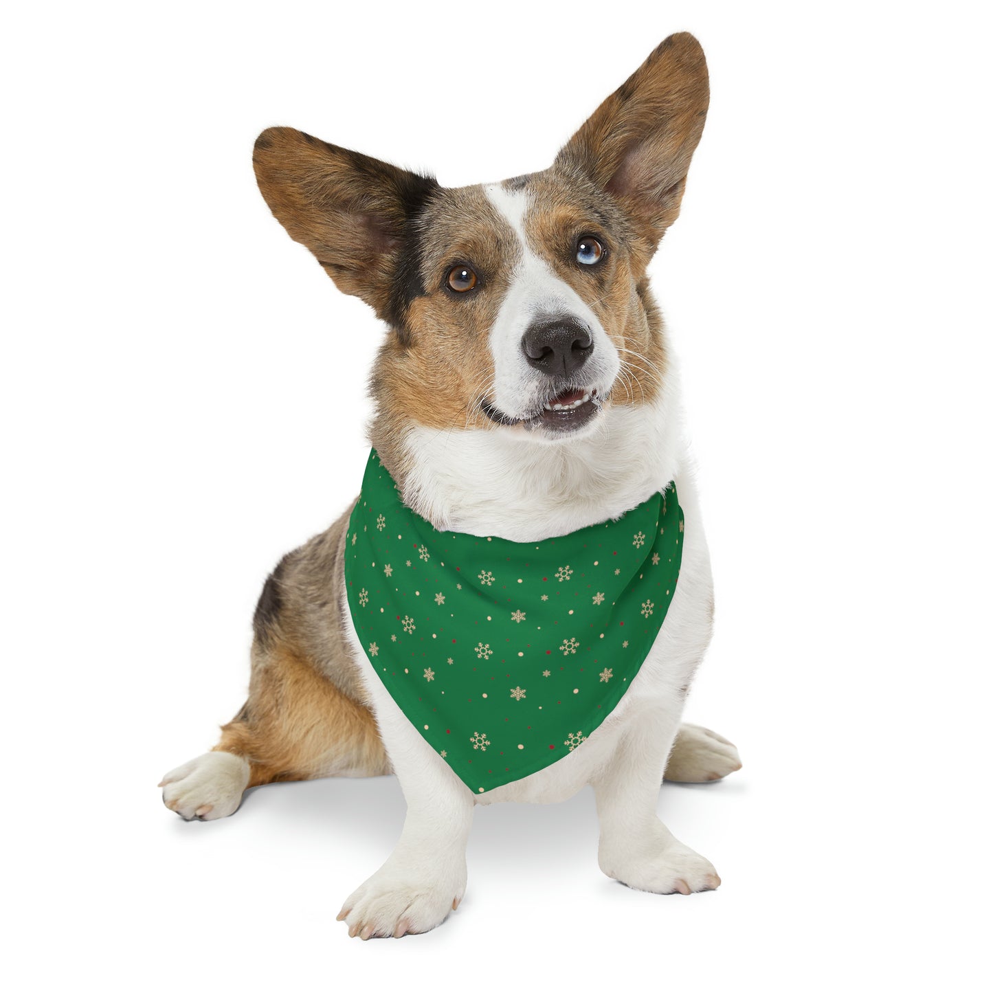 Snow Flake Pet Bandana Collar