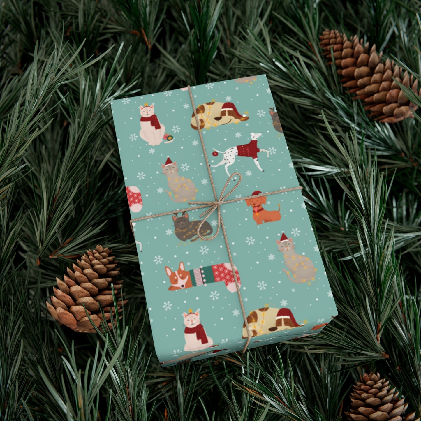 Cats & Dogs Gift Wrap Paper