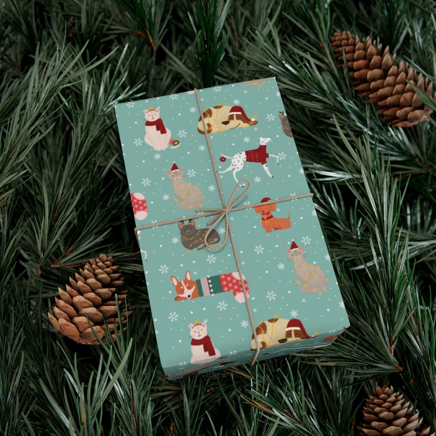 Cats & Dogs Gift Wrap Paper