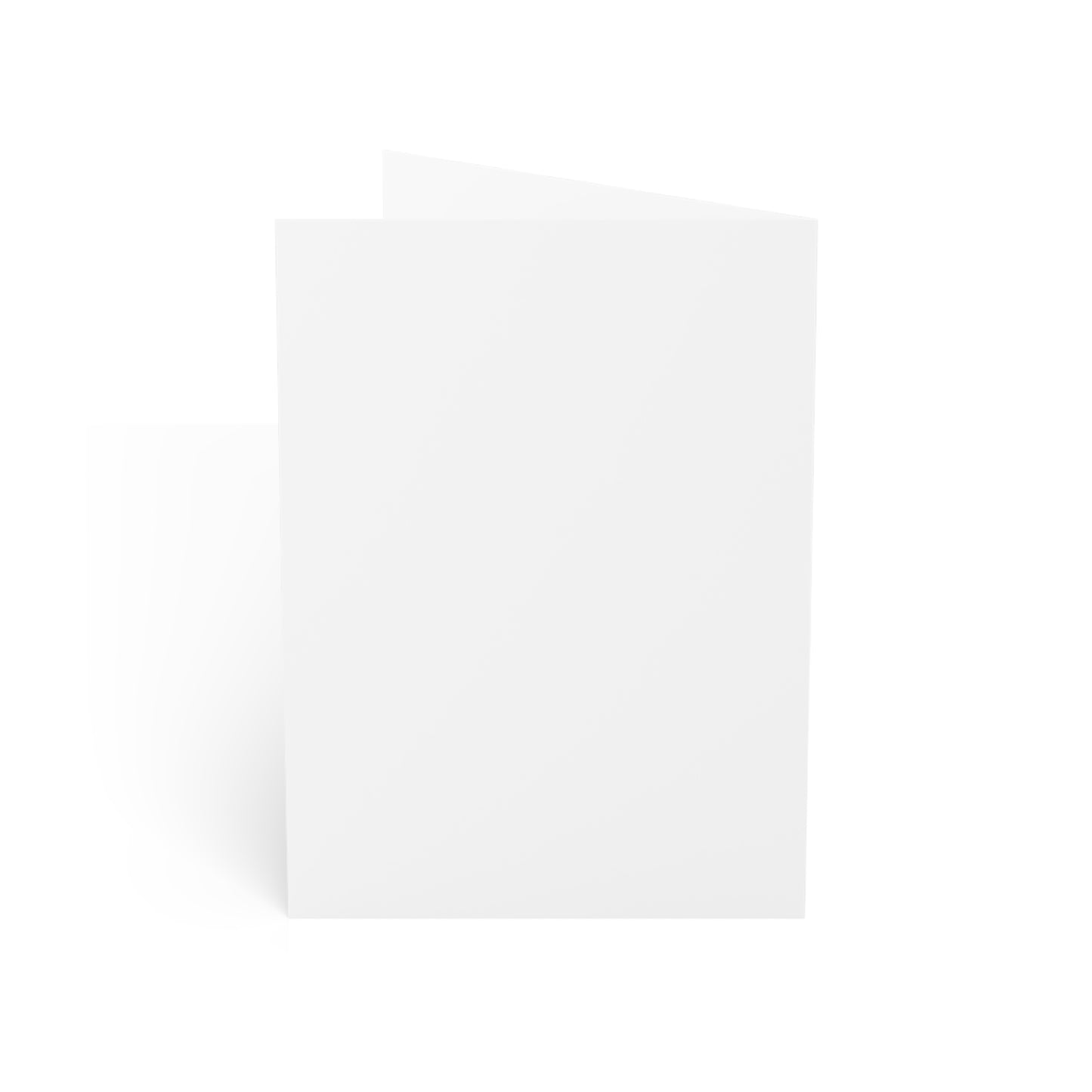 Ho Ho Ho Paw Print 5x7 Greeting Cards