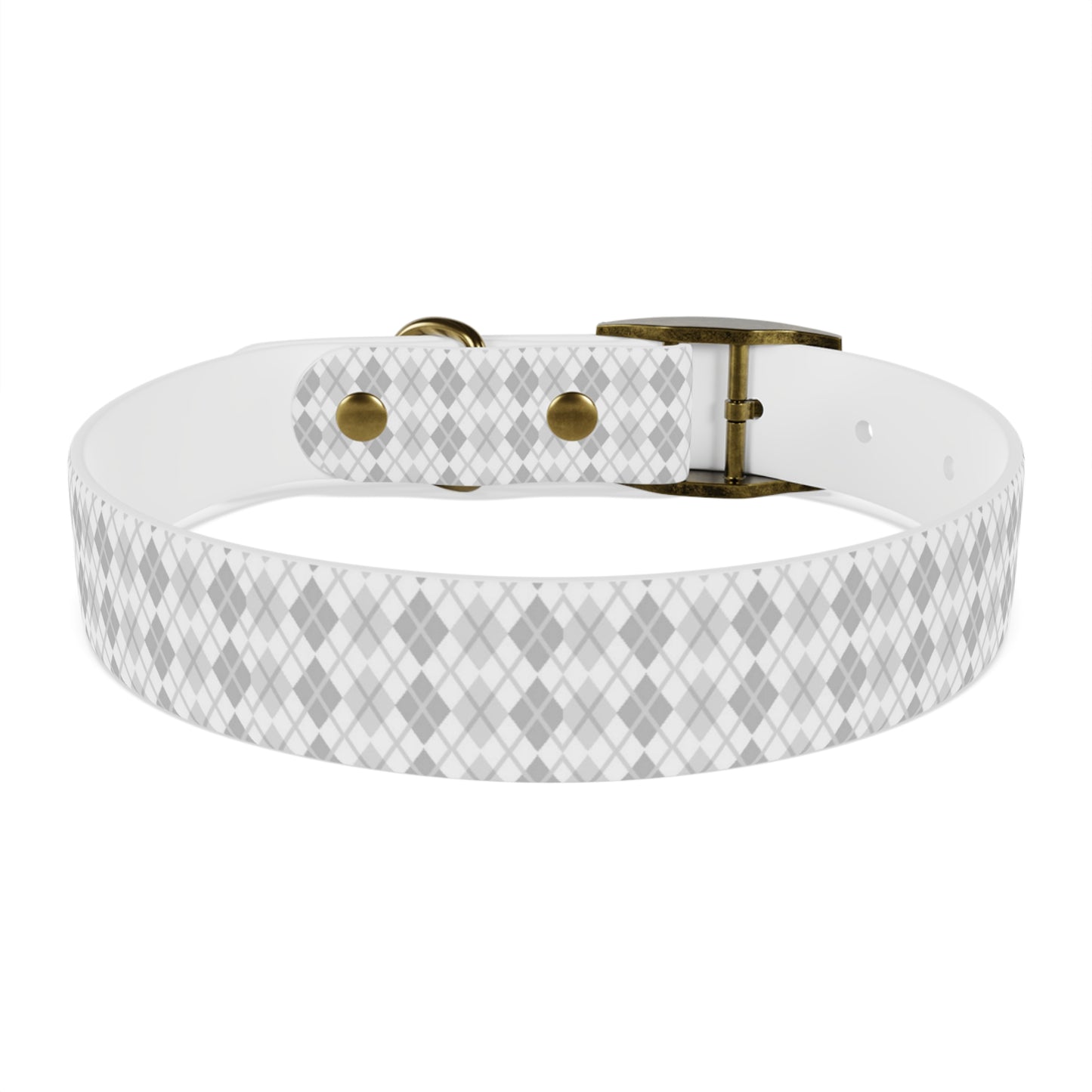 Soft Silver Dog Collar
