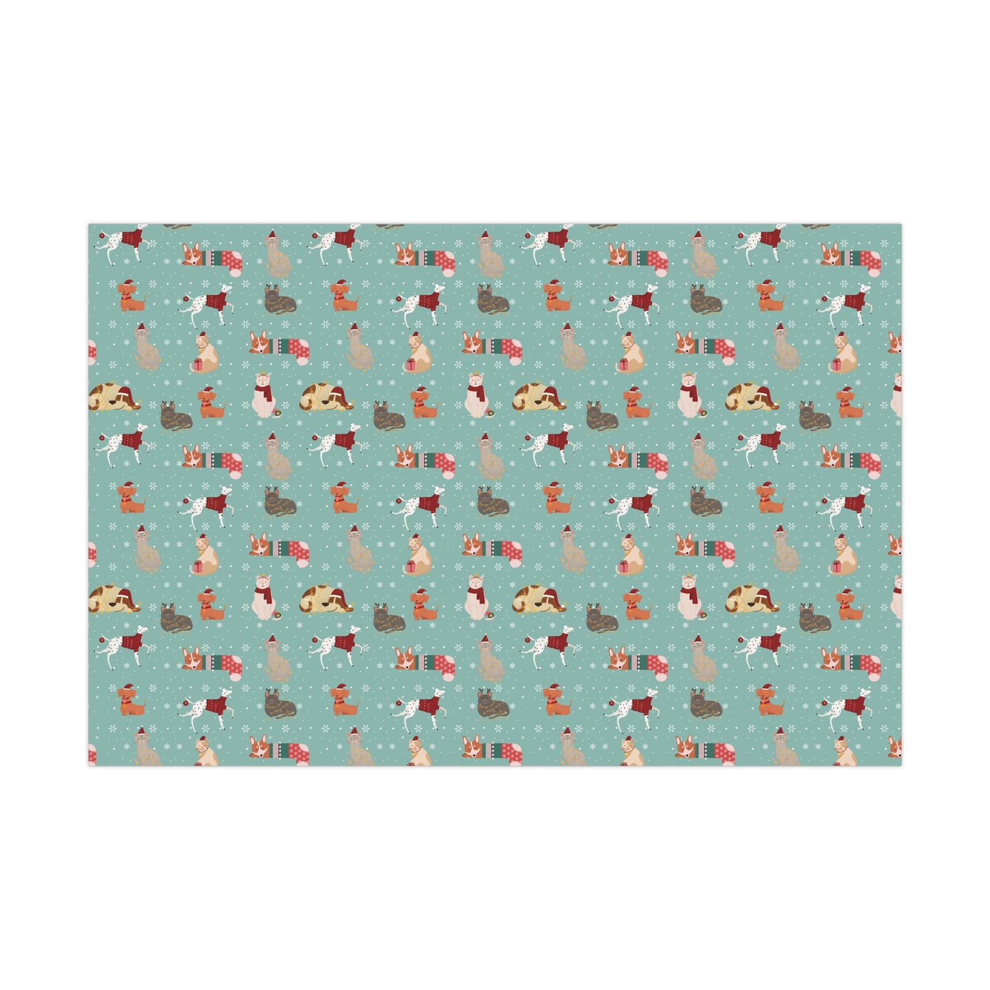 Cats & Dogs Gift Wrap Paper