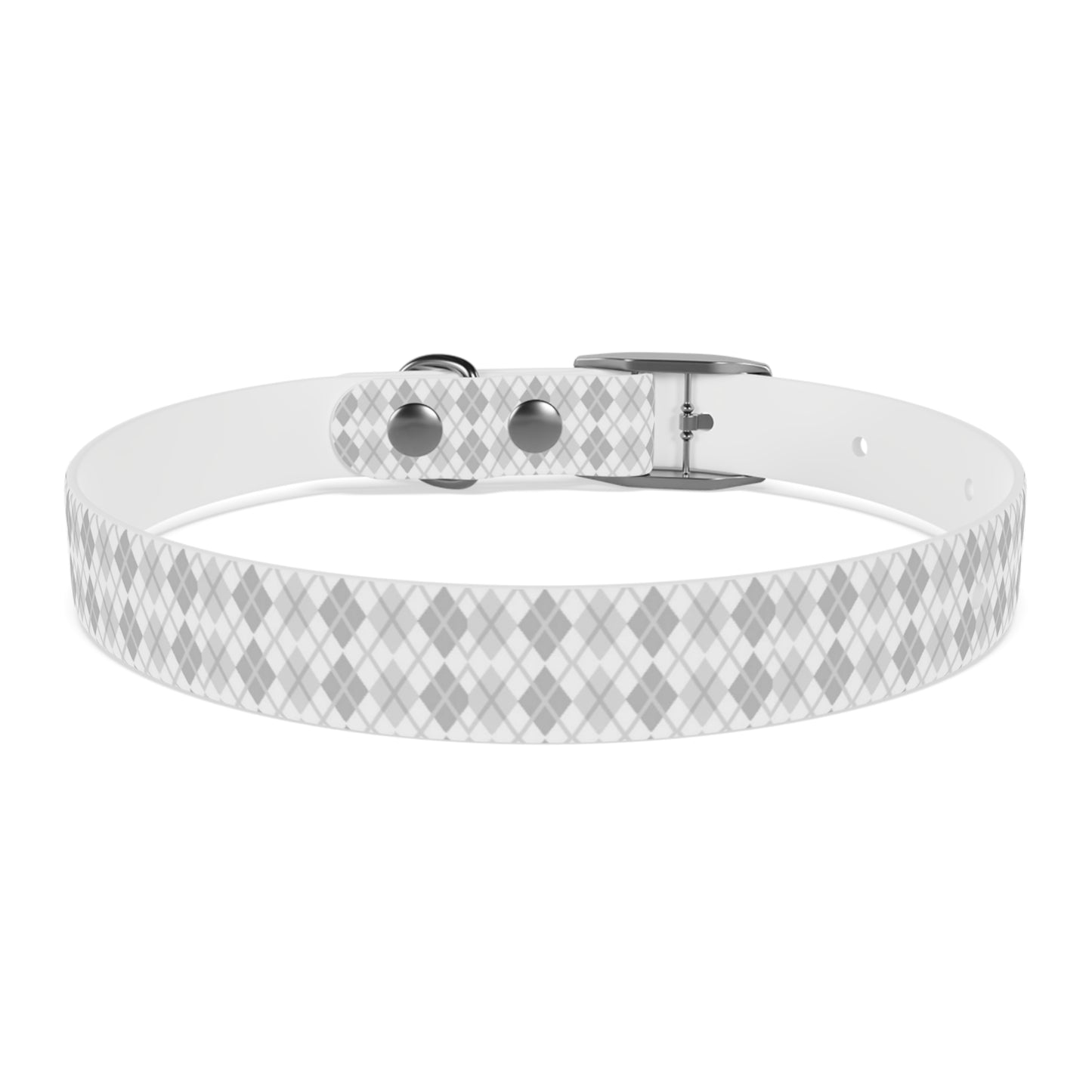 Soft Silver Dog Collar