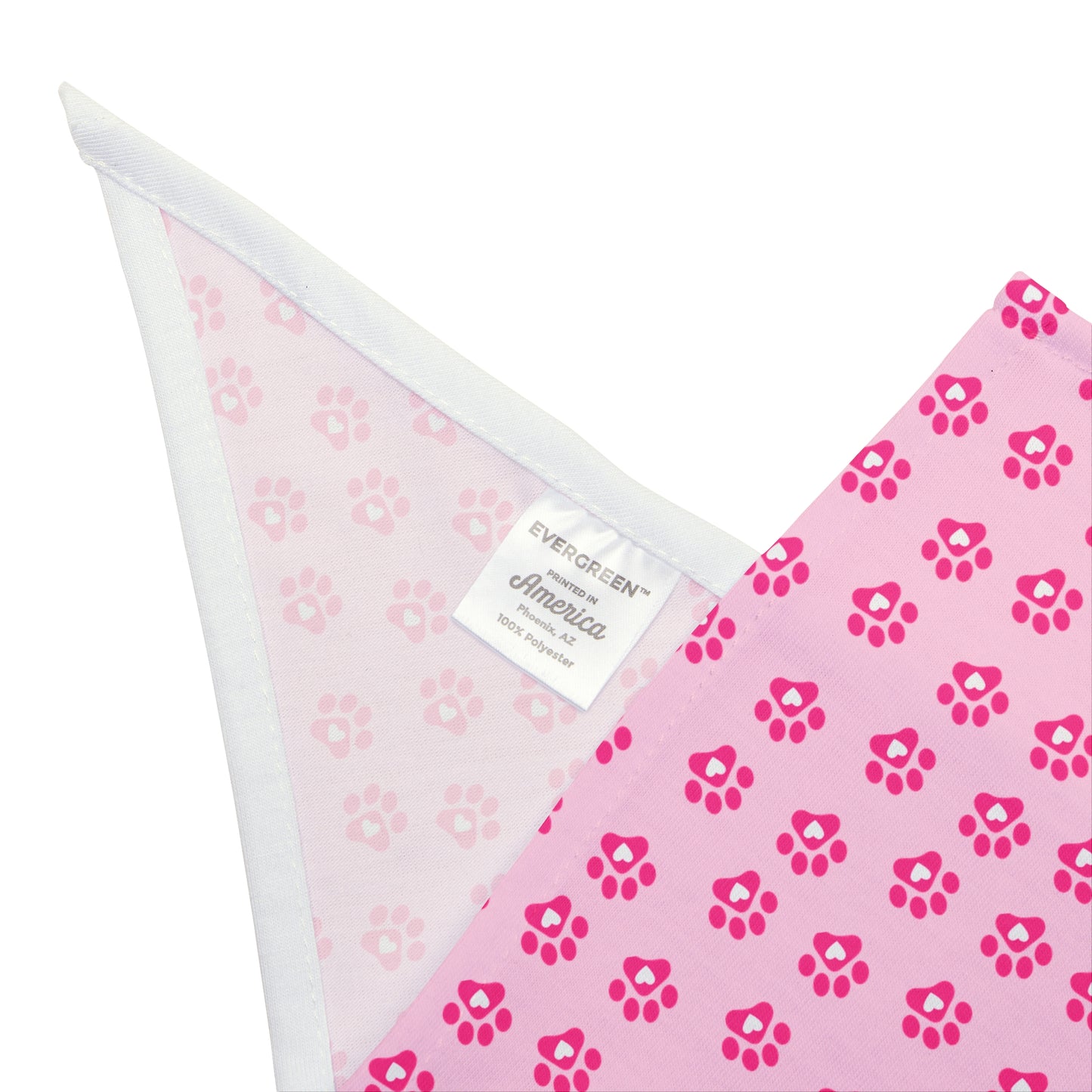 Pink Paws Pet Bandana