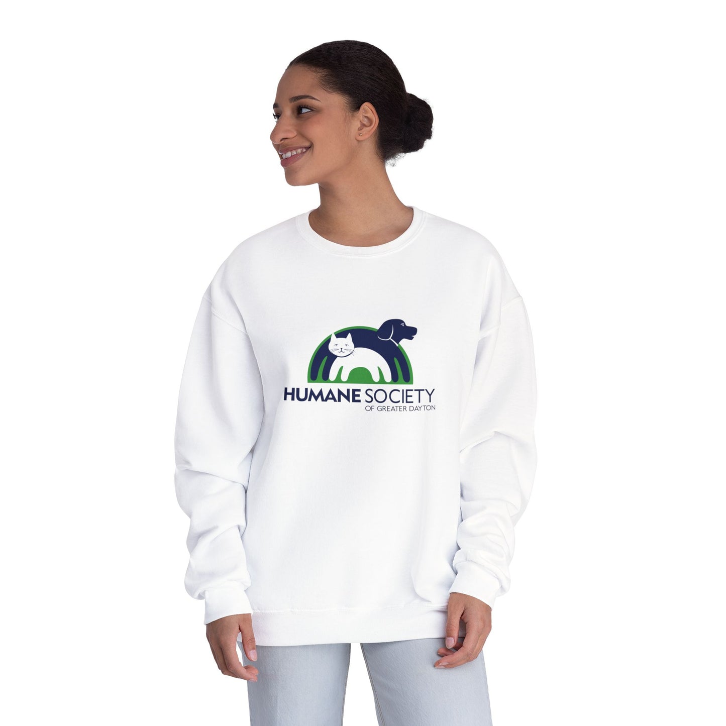HSGD Logo Crewneck Sweatshirt (Light) — Animal Shelter Support Crewneck