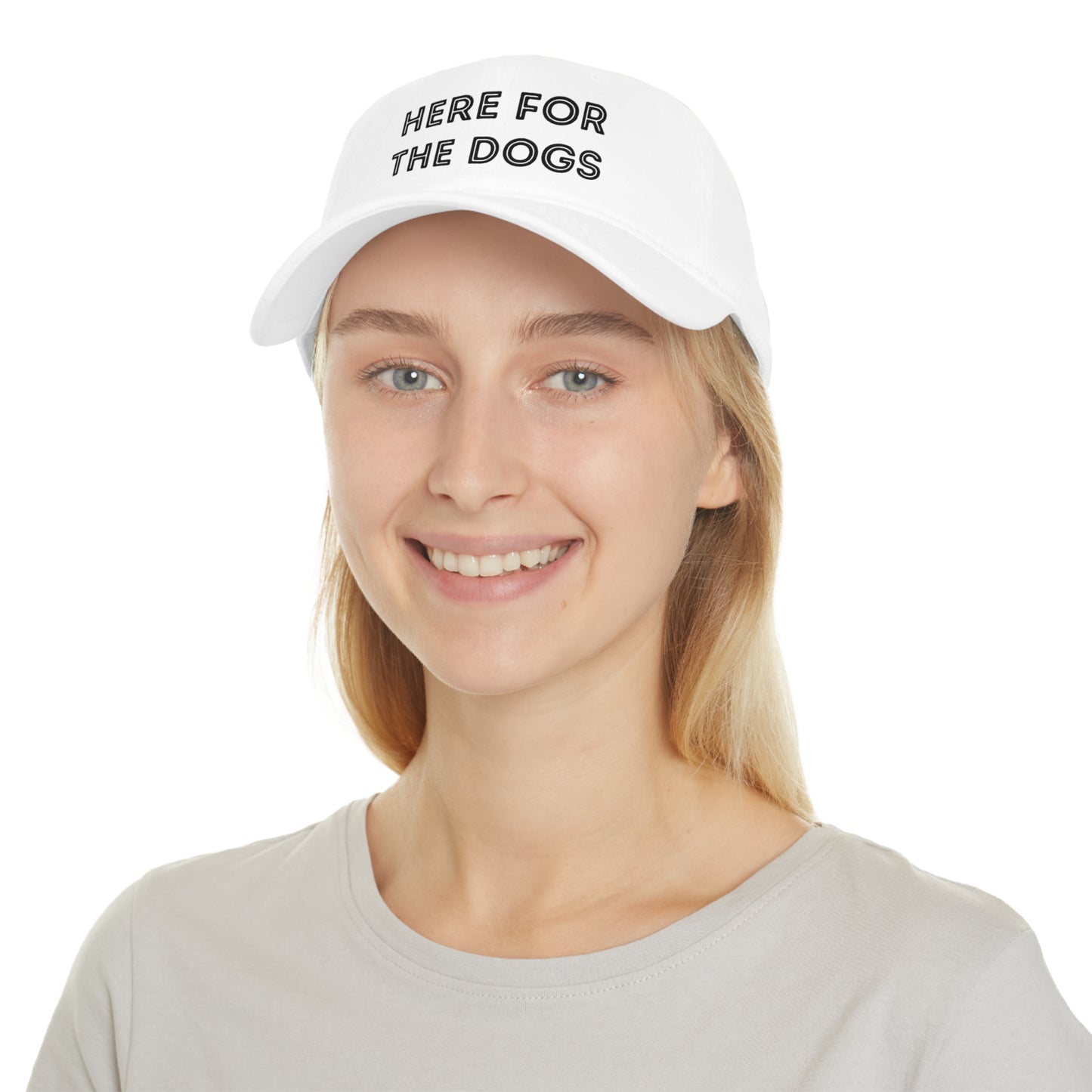 "Here for the Dogs" Low Profile Baseball Cap