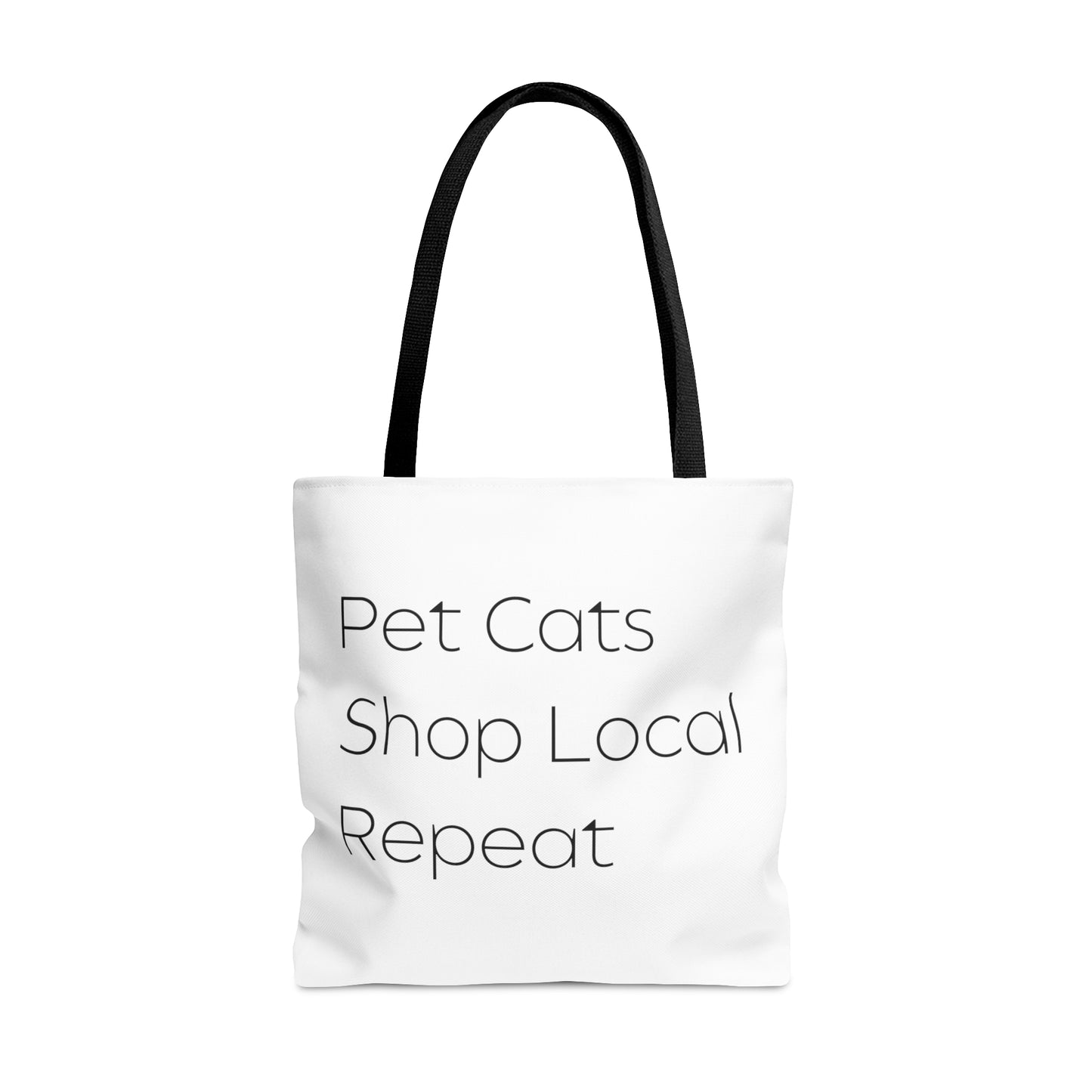 Pet Cats, Shop Local Reusable Tote Bag