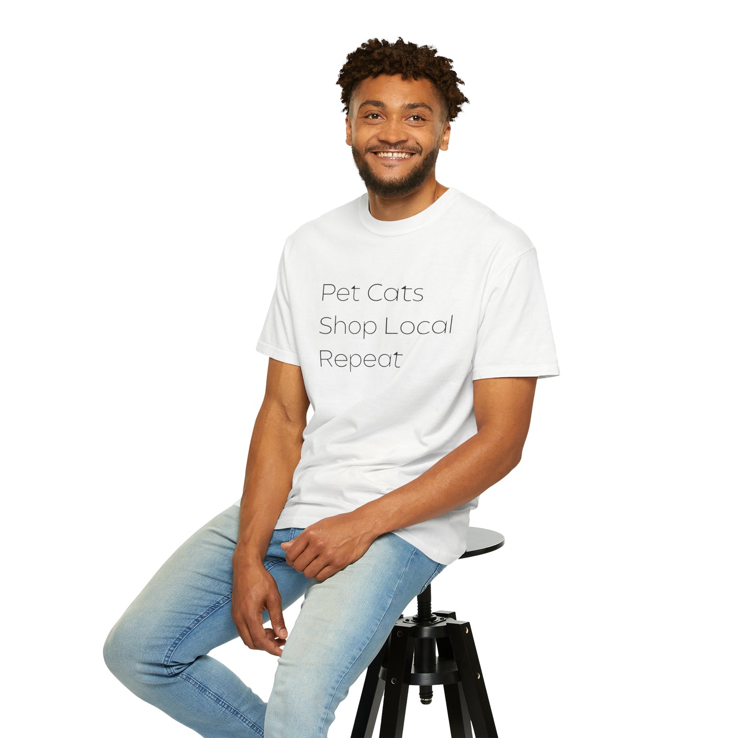 Pet Cats, Shop Local, Repeat T-shirt