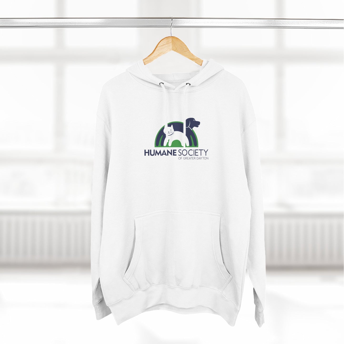 HSGD Logo Hoodie (Light) - Animal Shelter Fleece Pullover