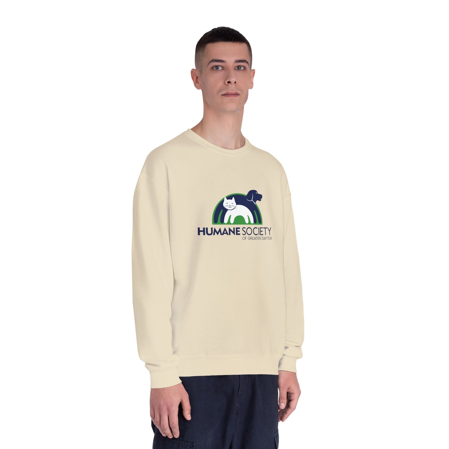 HSGD Logo Crewneck Sweatshirt (Light) — Animal Shelter Support Crewneck