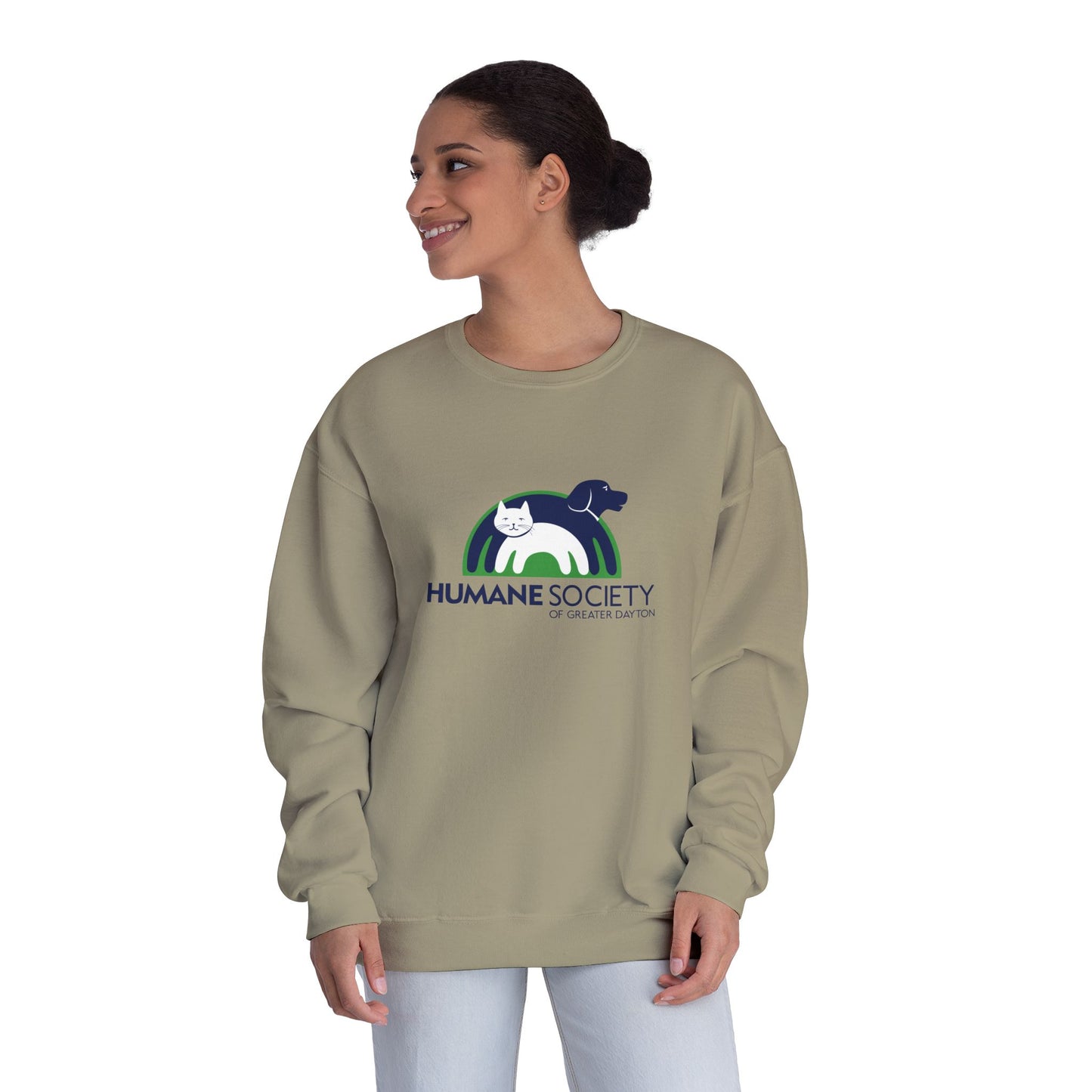 HSGD Logo Crewneck Sweatshirt (Light) — Animal Shelter Support Crewneck